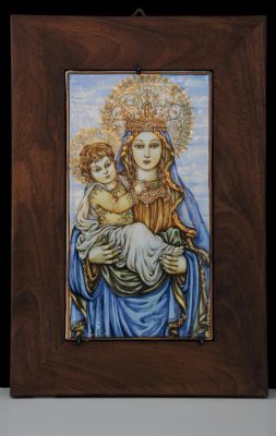 Sacred ceramic artwork by Ceramiche IDEART